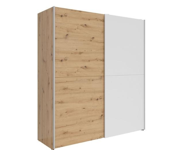 Levně Skříň Time 2 - Black Red White - BRW