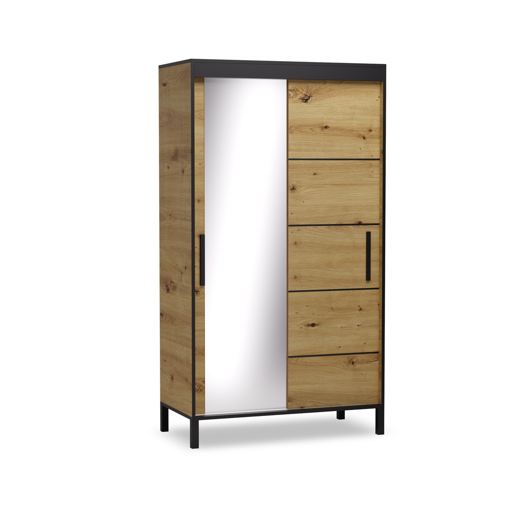 Levně Šatní skříň Bell-M 120 cm - ADRK FURNITURE