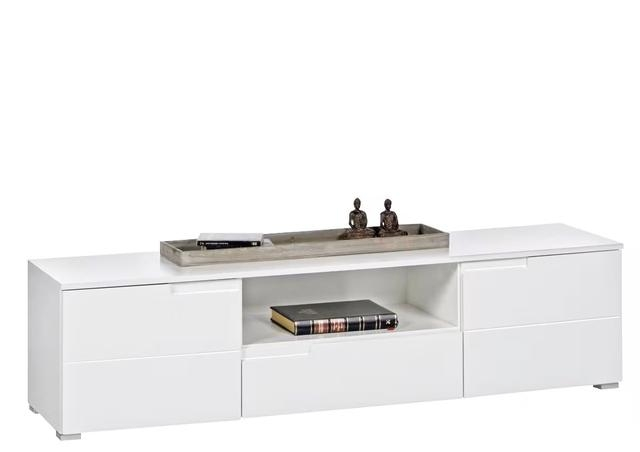 Levně RTV skříňka Spice - Black Red White - BRW