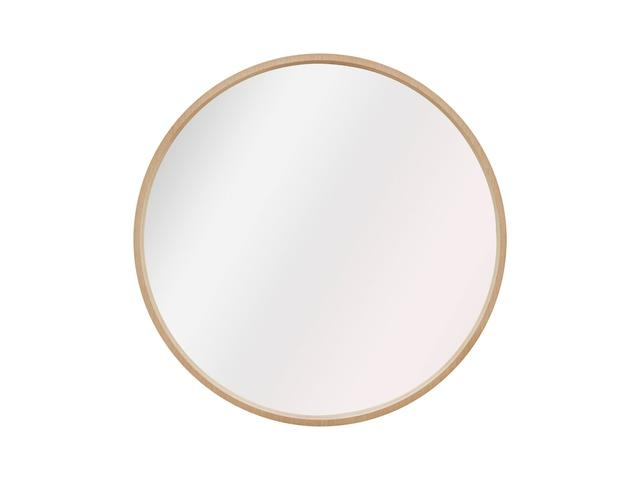 Levně Nástěnné kulaté zrcadlo Circle - Black Red White - BRW