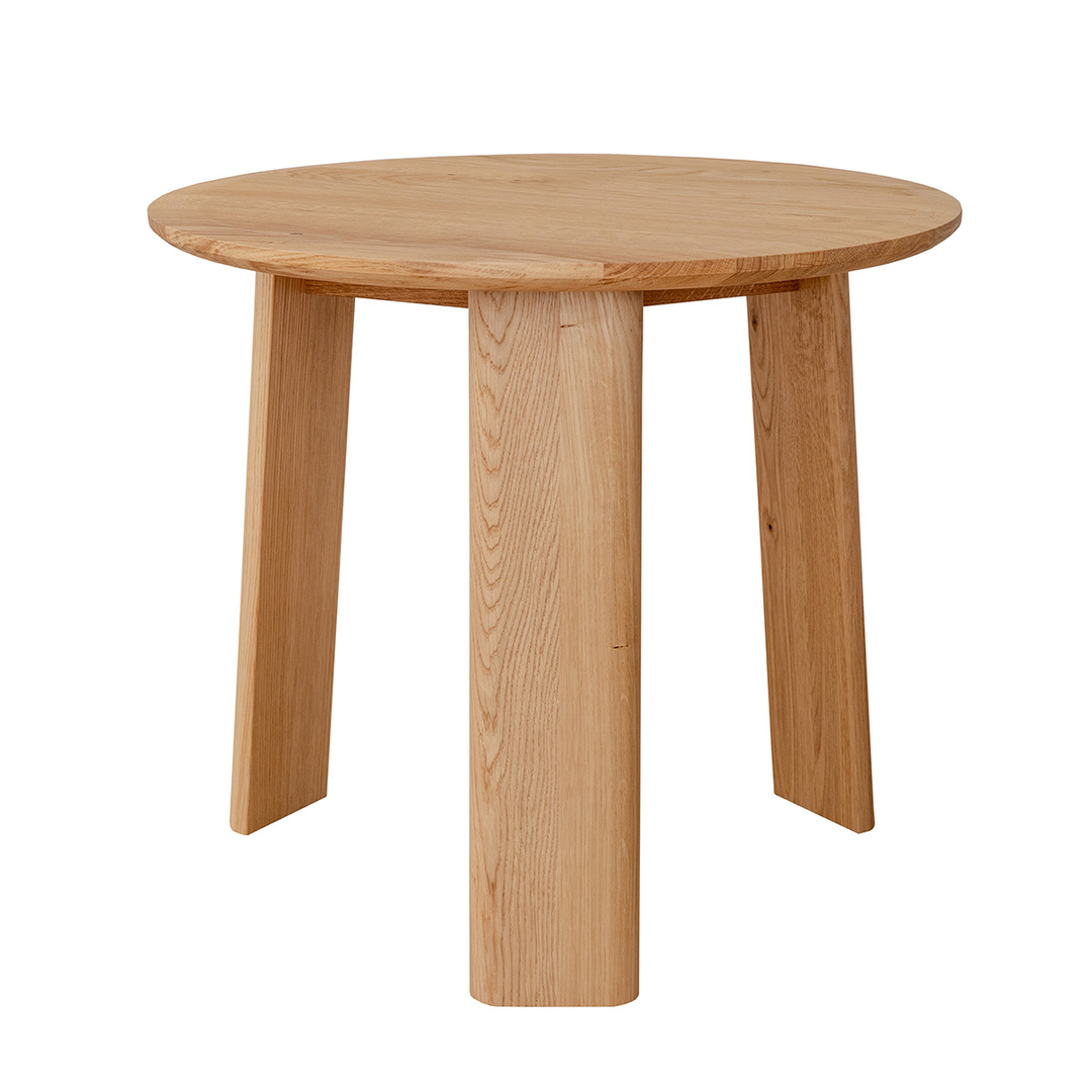 Levně Kulatý dubový konferenční stolek Monti 51 cm - Katmandu