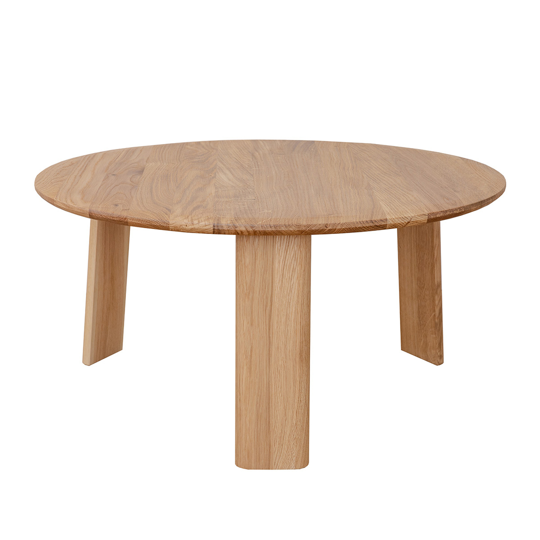 Levně Kulatý dubový konferenční stolek 71 cm Monti - Katmandu