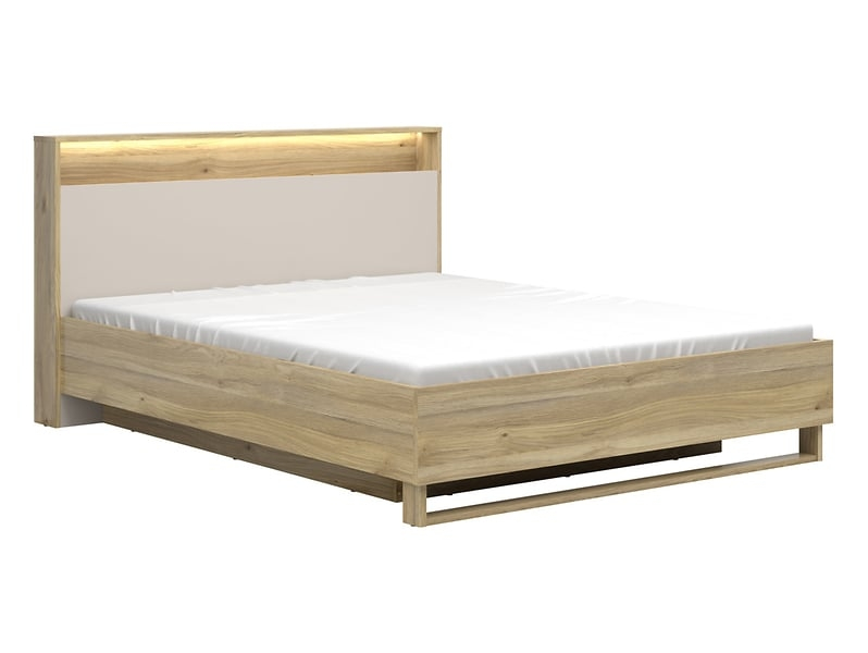 Levně Postel 160x200 Dalva - Black Red White - BRW
