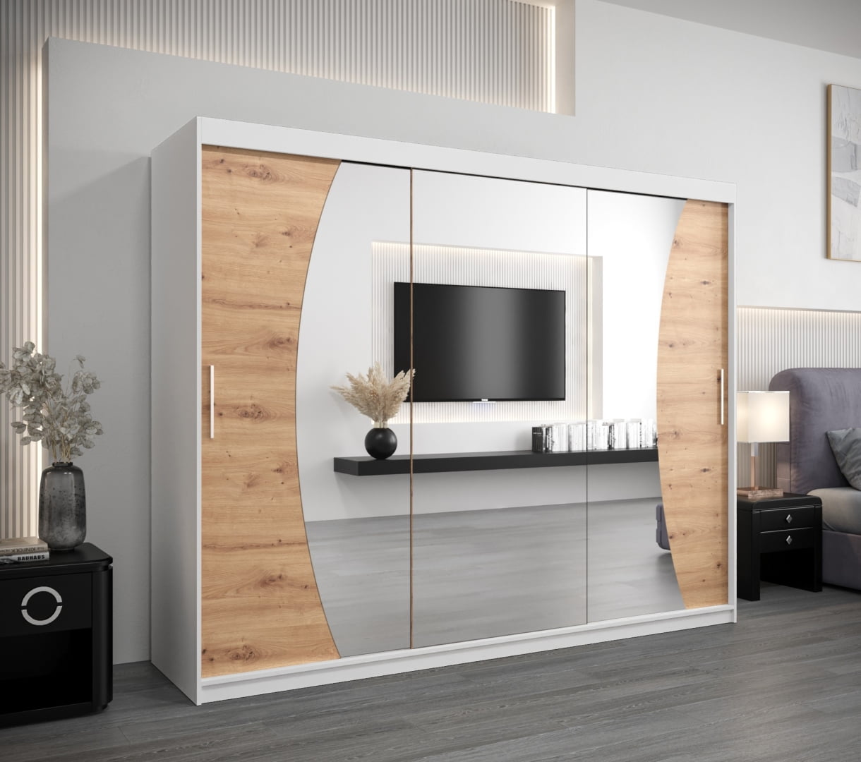 

Skříň s posuvnými dveřmi Wave 250 - Abiks Meble