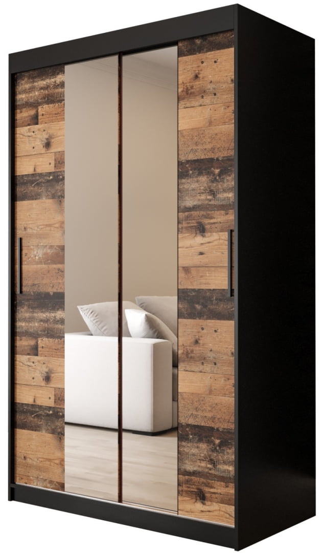 Levně Skříň s posuvnými dveřmi Old Style T1 120 - Abiks Meble
