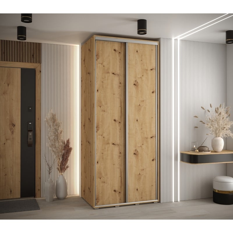 Šatní skříň s posuvnými dveřmi Davos 1, 110, hloubka 60 cm - Abiks Meble