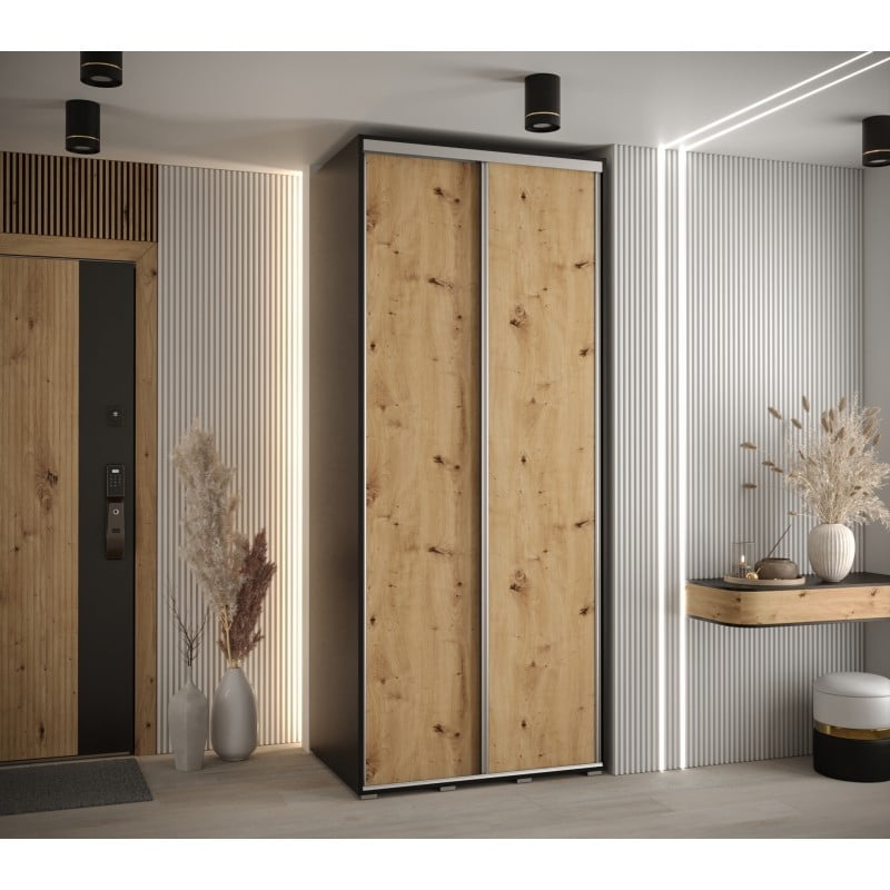 

Šatní skříň s posuvnými dveřmi Davos 1, 110, hloubka 60 cm - Abiks Meble