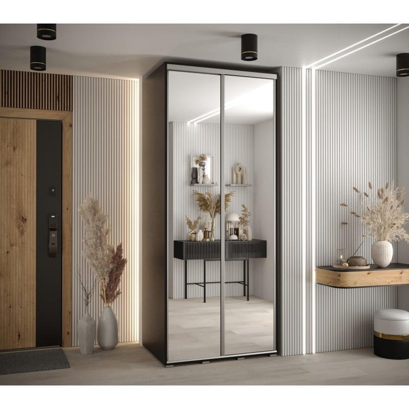 

Šatní skříň s posuvnými dveřmi Davos 2 100, hloubka 60 cm - Abiks Meble