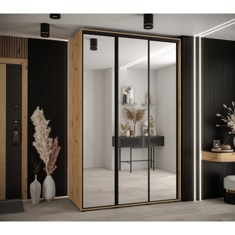 

Šatní skříň s posuvnými dveřmi Davos 2 150, hloubka 60 cm - Abiks Meble