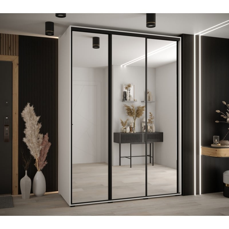 

Šatní skříň s posuvnými dveřmi Davos 2 180, hloubka 60 cm - Abiks Meble