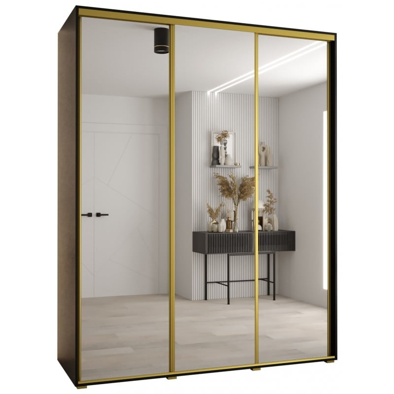 

Šatní skříň s posuvnými dveřmi Davos 2 190, hloubka 60 cm - Abiks Meble