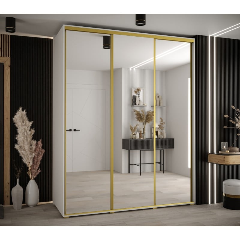 

Šatní skříň s posuvnými dveřmi Davos 2 190, hloubka 60 cm - Abiks Meble