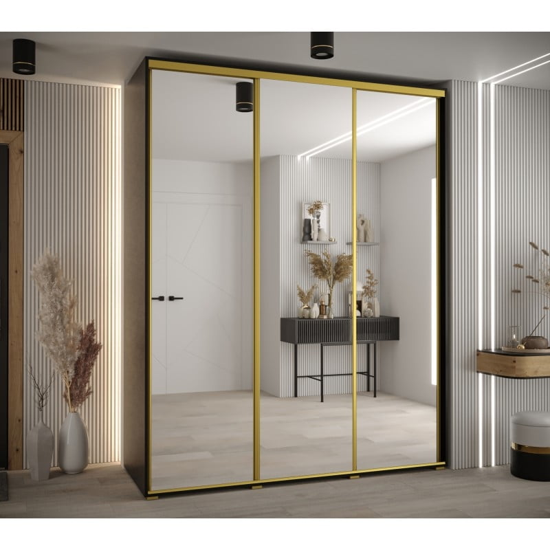 

Šatní skříň s posuvnými dveřmi Davos 2 200, hloubka 60 cm - Abiks Meble