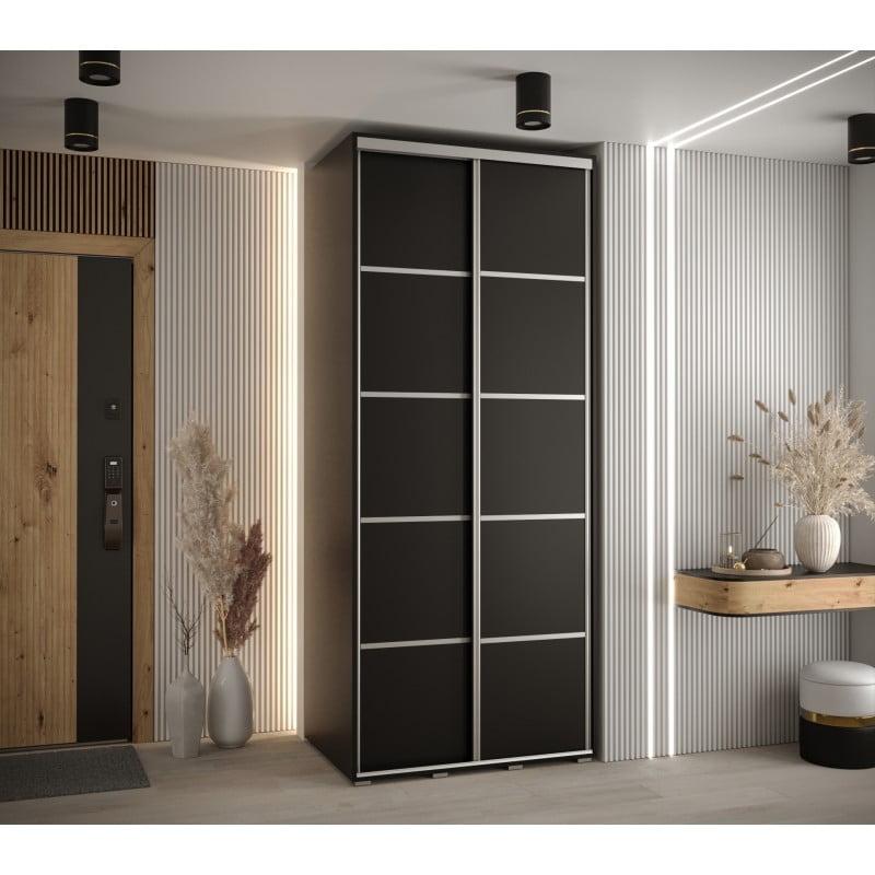 

Šatní skříň s posuvnými dveřmi Davos 4 100, hloubka 60 cm - Abiks Meble