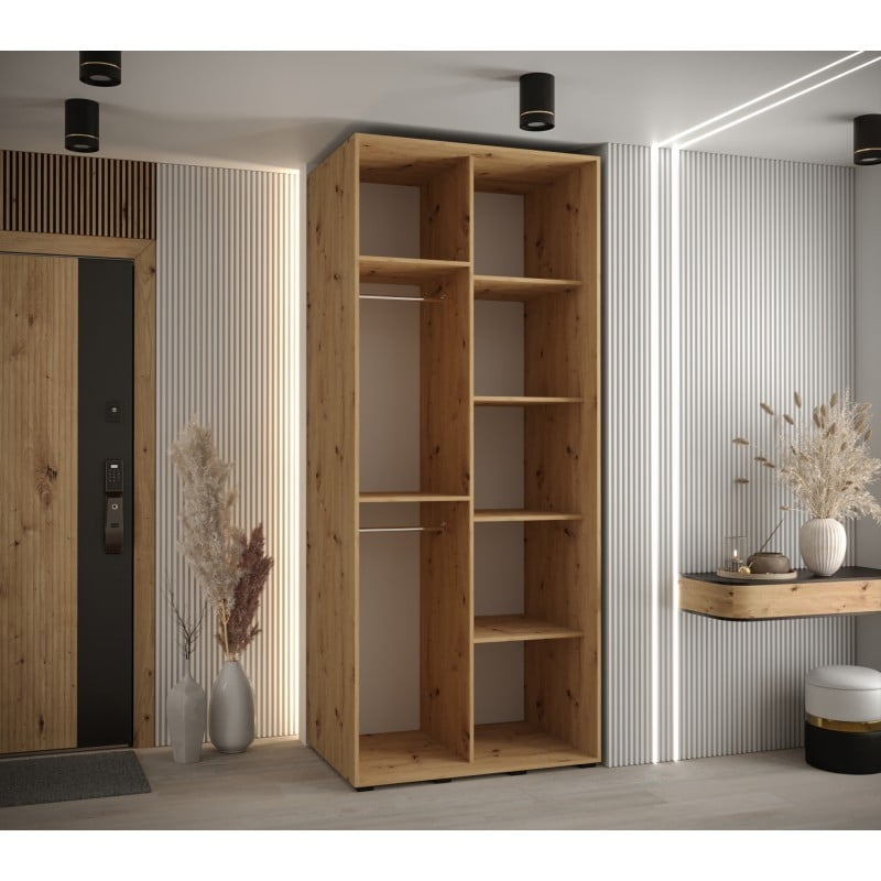 

Šatní skříň s posuvnými dveřmi Davos 4 100, hloubka 60 cm - Abiks Meble