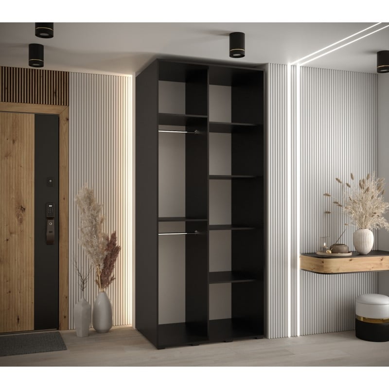 

Šatní skříň s posuvnými dveřmi Davos 4 100, hloubka 60 cm - Abiks Meble