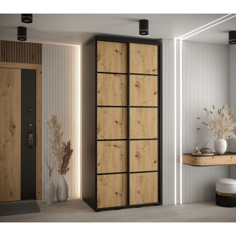 

Šatní skříň s posuvnými dveřmi Davos 4 110, hloubka 60 cm - Abiks Meble