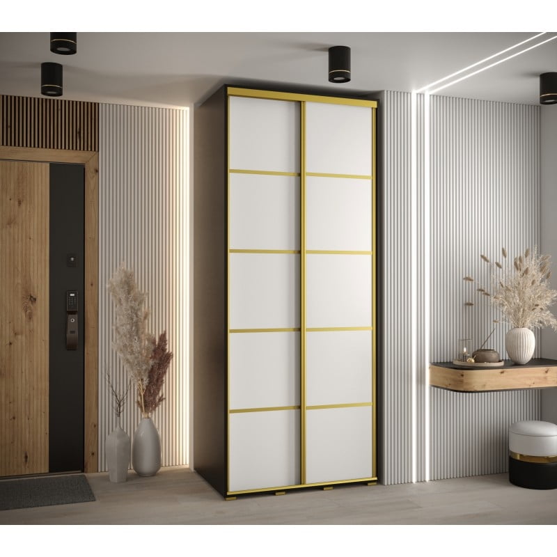 

Šatní skříň s posuvnými dveřmi Davos 4 110, hloubka 60 cm - Abiks Meble