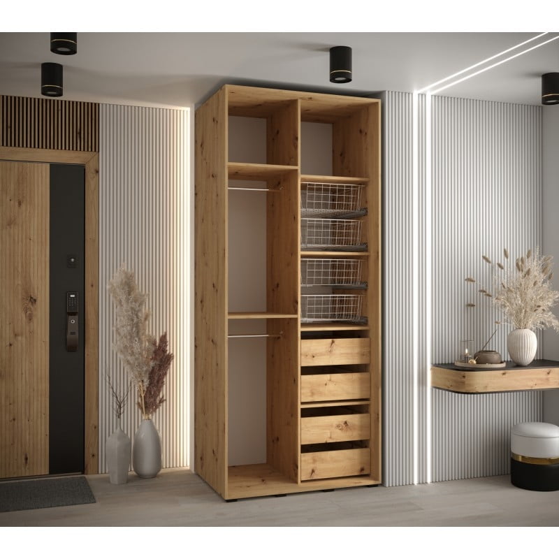 

Šatní skříň s posuvnými dveřmi Davos 4 110, hloubka 60 cm - Abiks Meble