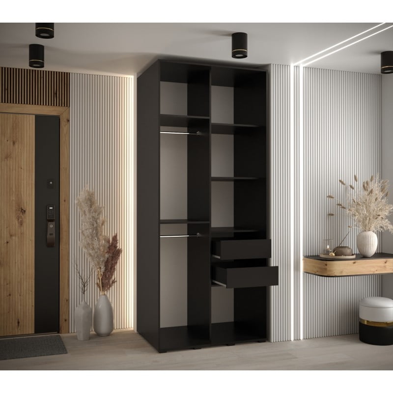 

Šatní skříň s posuvnými dveřmi Davos 4 110, hloubka 60 cm - Abiks Meble