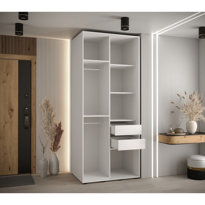 

Šatní skříň s posuvnými dveřmi Davos 4 120, hloubka 60 cm - Abiks Meble