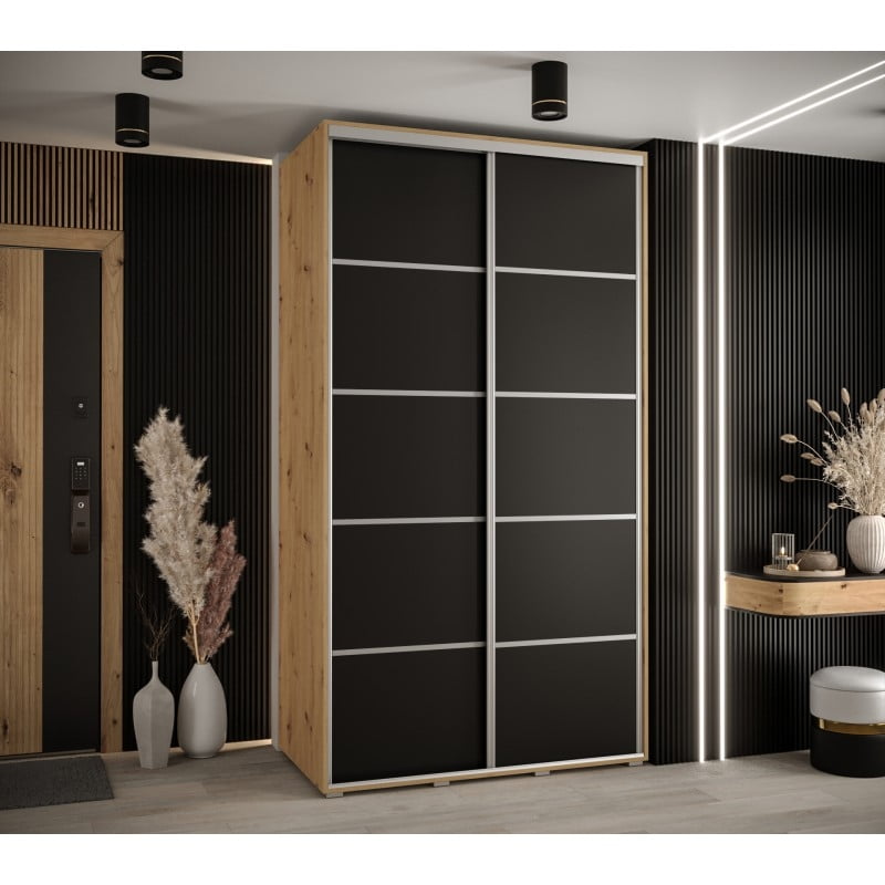 

Šatní skříň s posuvnými dveřmi Davos 4 130, hloubka 60 cm - Abiks Meble