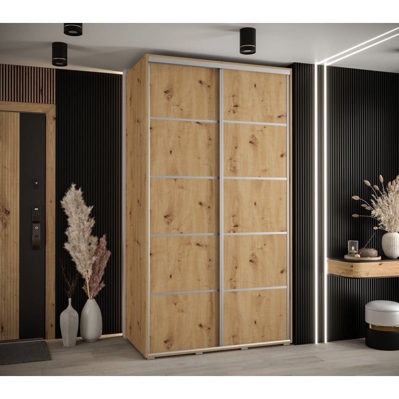 

Šatní skříň s posuvnými dveřmi Davos 4 130, hloubka 60 cm - Abiks Meble