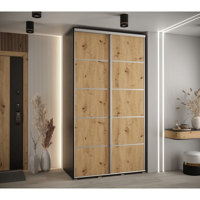 

Šatní skříň s posuvnými dveřmi Davos 4 130, hloubka 60 cm - Abiks Meble