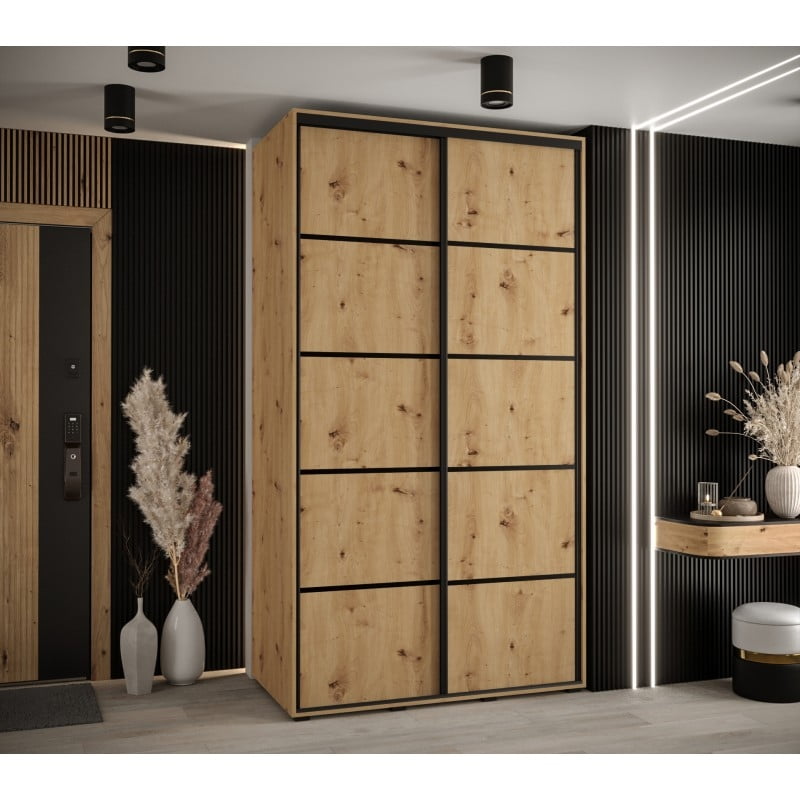 

Šatní skříň s posuvnými dveřmi Davos 4 140, hloubka 60 cm - Abiks Meble