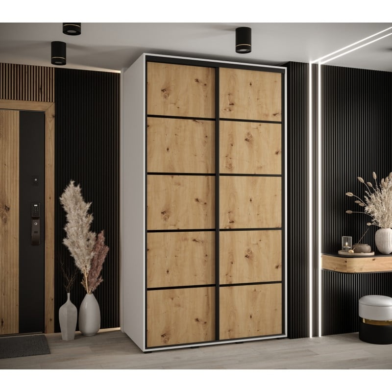 

Šatní skříň s posuvnými dveřmi Davos 4 140, hloubka 60 cm - Abiks Meble