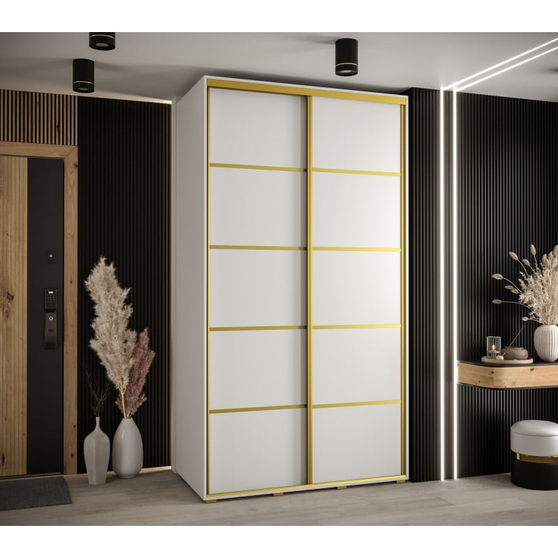 

Šatní skříň s posuvnými dveřmi Davos 4 140, hloubka 60 cm - Abiks Meble