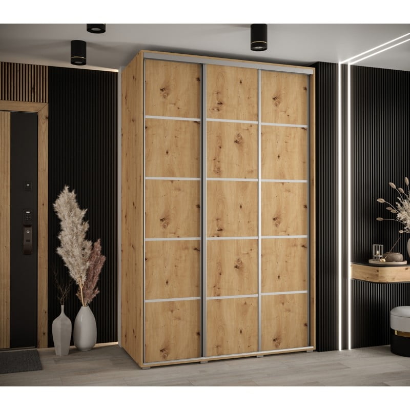 

Šatní skříň s posuvnými dveřmi Davos 4 150, hloubka 60 cm - Abiks Meble