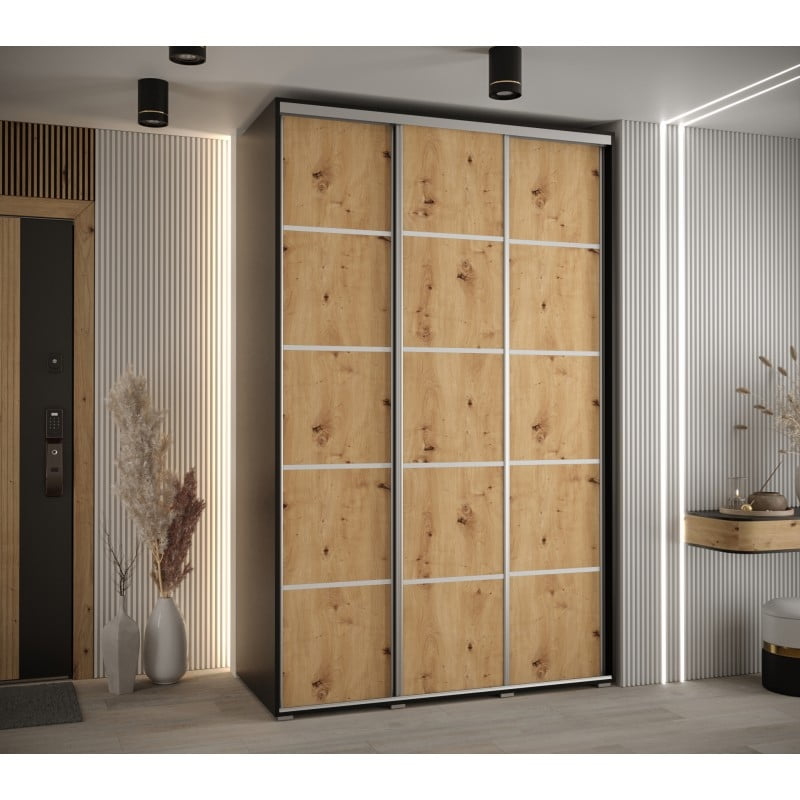 

Šatní skříň s posuvnými dveřmi Davos 4 150, hloubka 60 cm - Abiks Meble