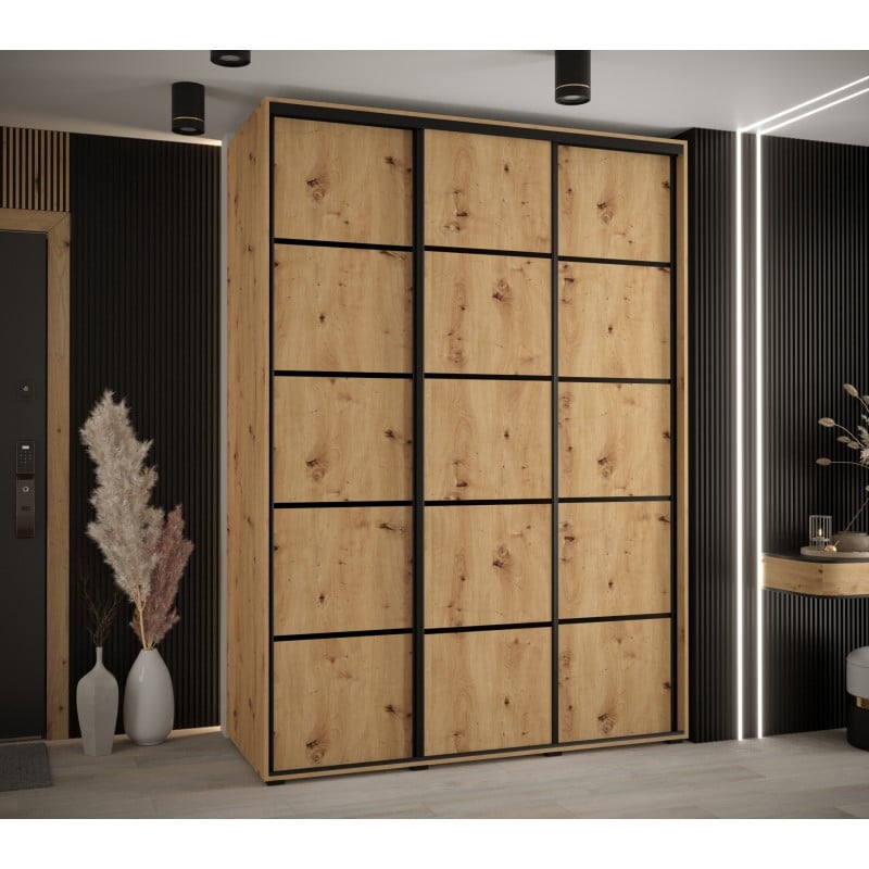 

Šatní skříň s posuvnými dveřmi Davos 4 170, hloubka 60 cm - Abiks Meble