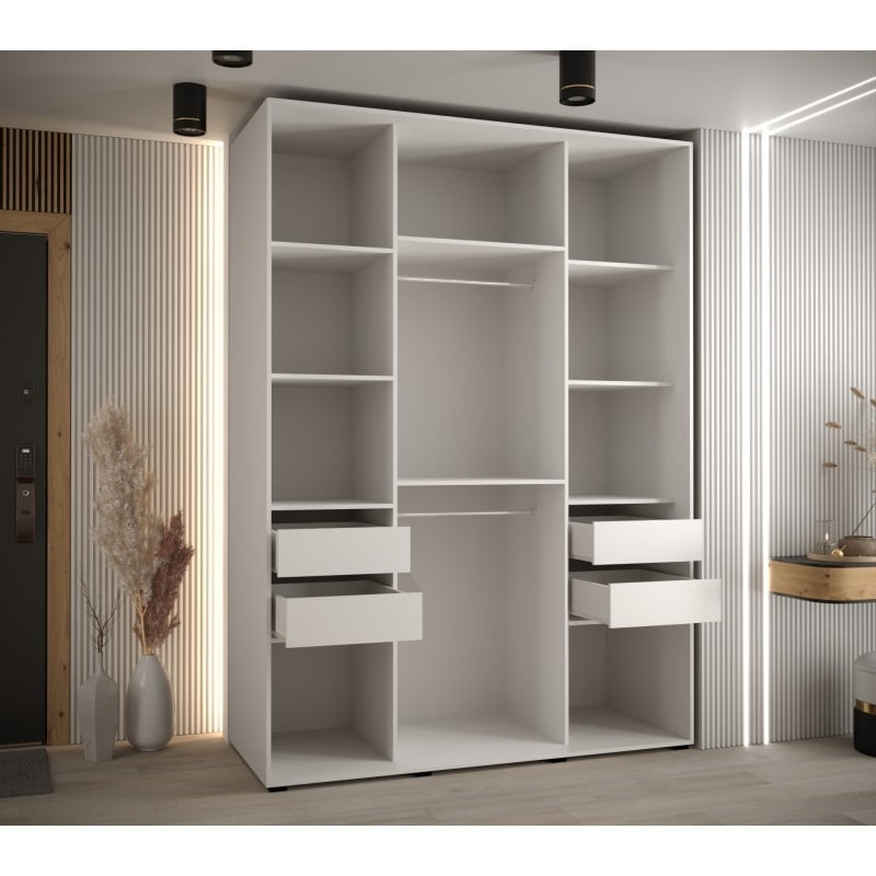 

Šatní skříň s posuvnými dveřmi Davos 4 170, hloubka 60 cm - Abiks Meble