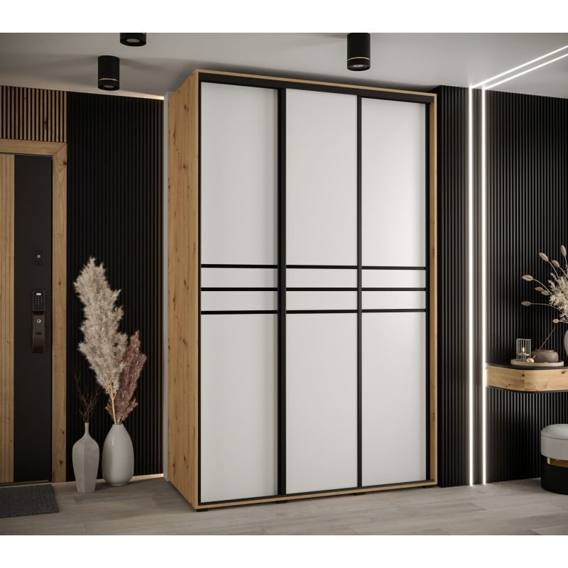 

Šatní skříň s posuvnými dveřmi Davos 10 150, hloubka 60 cm - Abiks Meble