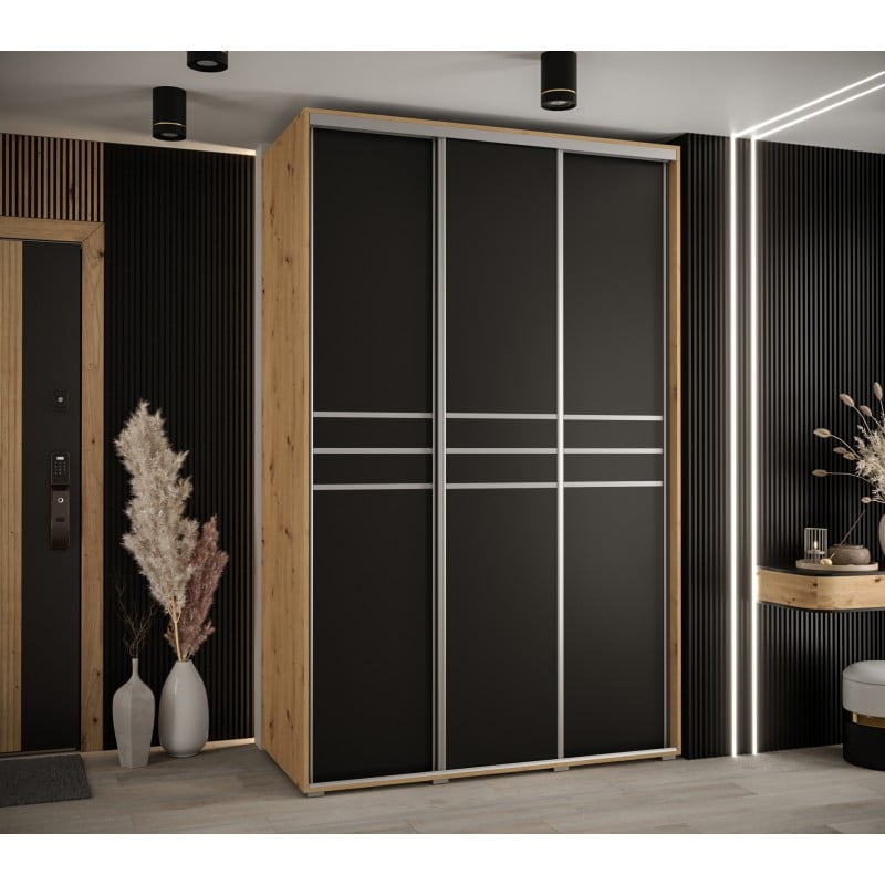 

Šatní skříň s posuvnými dveřmi Davos 10 150, hloubka 60 cm - Abiks Meble