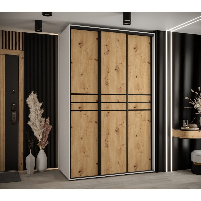 Šatní skříň s posuvnými dveřmi Davos 10 150, hloubka 60 cm - Abiks Meble