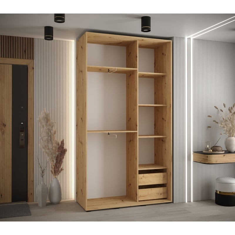 

Šatní skříň s posuvnými dveřmi Davos 1 130, hloubka 45 cm - Abiks Meble