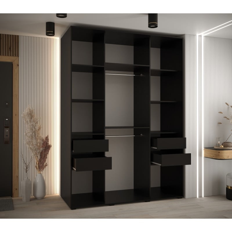 

Šatní skříň s posuvnými dveřmi Davos 2 160, hloubka 60 cm - Abiks Meble