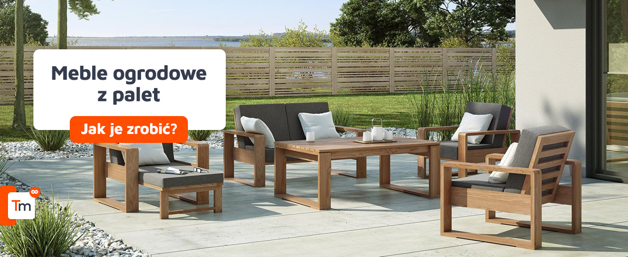 Jak zrobić meble ogrodowe z palet? Pomysł na sofę i stolik!