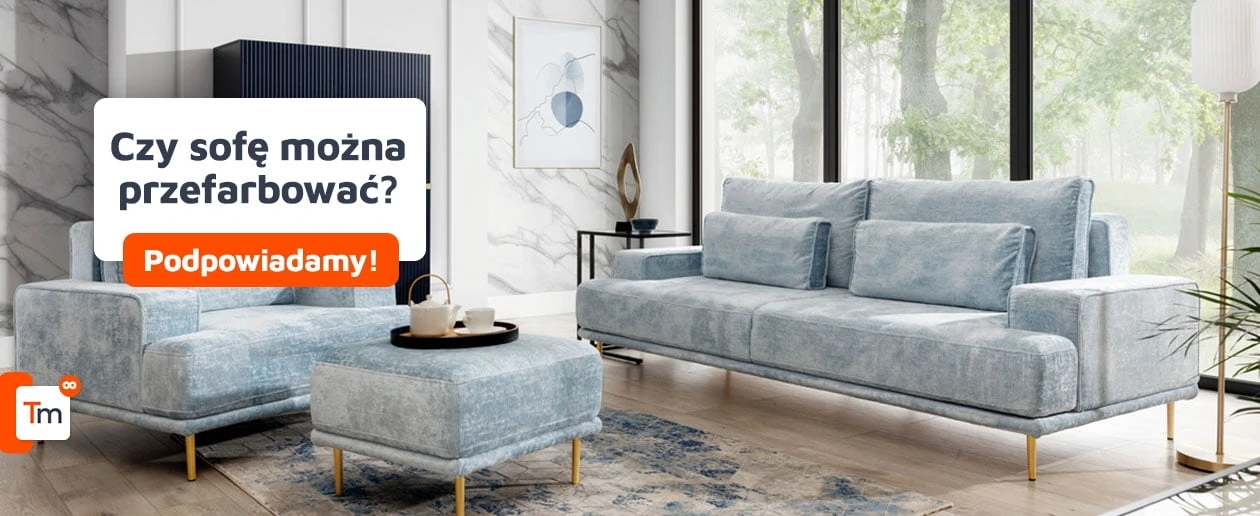 Czym pomalować sofę z materiału? Jak przefarbować meble tapicerowane?