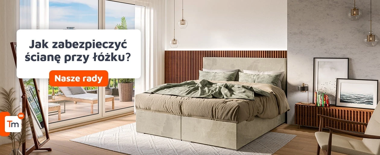 Jak zabezpieczyć ścianę przy łóżku? Pomysły na wykończenie ściany za łóżkiem