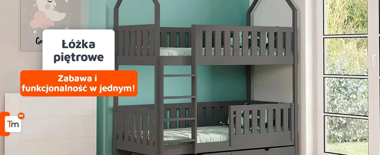 Łóżka piętrowe dla dzieci: bezpieczeństwo, zabawa i funkcjonalność w jednym