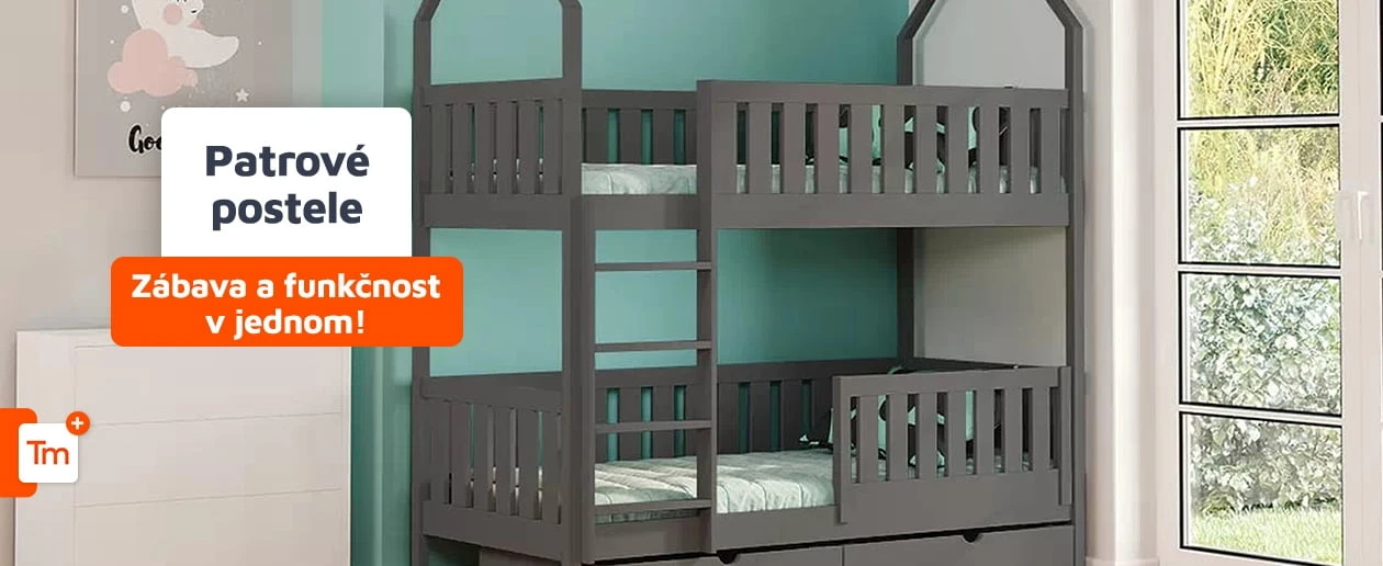 Patrové dětské postele: bezpečí, zábava a funkčnost v jednom