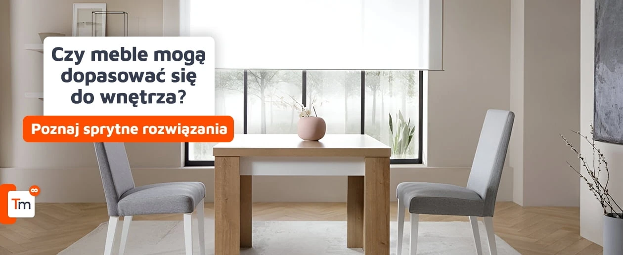 Czy meble mogą dopasować się do wnętrza?