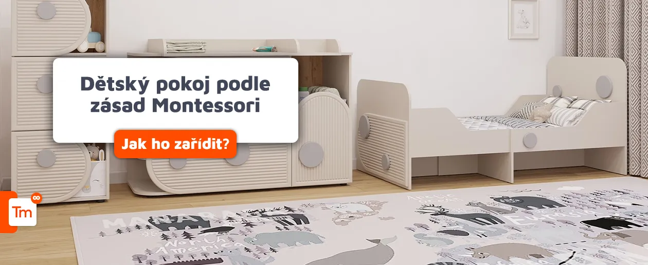 Dětský pokoj v Montessori stylu krok za krokem - aneb jak zařídit pokoj pro dítě podle zásad Montessori?