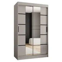 Skriňa Rubino V4 120 cm Sivá