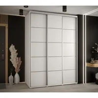 Skriňa s posuvnými dverami Davos 4 170 cm 60 cm hĺbky Biela