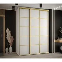 Skriňa s posuvnými dverami Davos 4 170 cm 60 cm hĺbky Biela